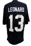 Riley Leonard Signed/Auto Navy Custom Football Jersey Notre Dame PSA/DNA 195625