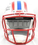 Warren Moon Autographed Houston Oilers F/S 81-98 Speed Helmet HOF-Beckett W Holo