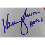 Warren Moon Autographed Houston Oilers TB 75-80 F/S Helmet HOF 06 Beckett 49305