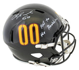 Commanders Chris Samuels Signed 2022 Alt F/S Speed Rep Helmet W/ Case BAS Wit