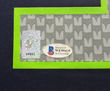 SEAHAWKS RUSSELL WILSON AUTOGRAPHED FRAMED NIKE JERSEY RW HOLO & BECKETT 210143