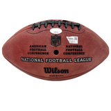 Tom Brady Gronkowski Edelman Signed Metallic Official Duke Football FANATICS JSA