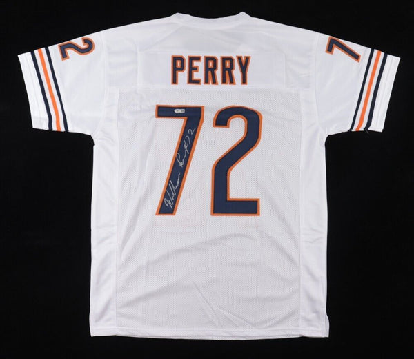 William Perry Signed Chicago Bears Jersey (Beckett) 1985 Super Bowl Champion D.T