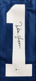 Warren Moon Signed Seattle Seahawks Jersey (Beckett COA) Hall of Fame Q.B. 2006
