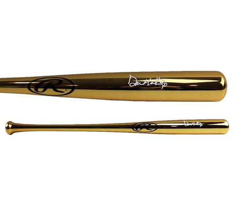 Don Mattingly Signed New York Yankees Rawlings Gold Chrome MLB Bat