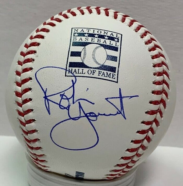 Brewers ROBIN YOUNT Signed Official MLB Hall of Fame LOGO Baseball #2 AUTO