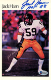 Jack Ham Autographed Pittsburgh Steelers Mini Poster HOF Beckett 46185