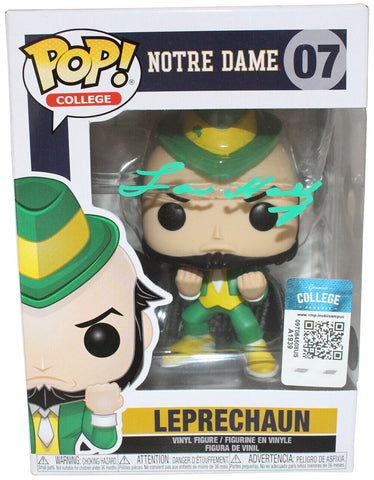 Lou Holtz Autographed/Signed Notre Dame Funko Pop! #7 Beckett 40612