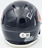 DEVIN HESTER AUTOGRAPHED BEARS BLUE SPEED MINI HELMET BECKETT WITNESS 244044