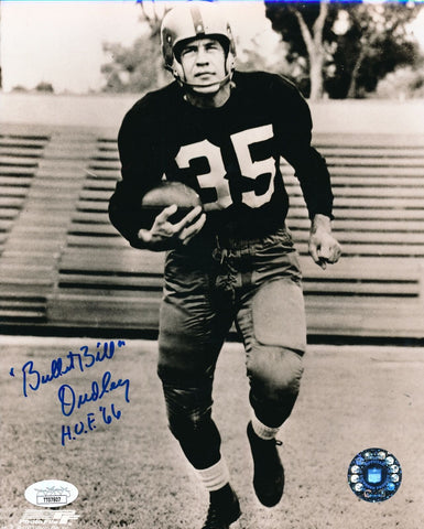 Bill Dudley HOF Washington Redskins Signed/Inscribed 8x10 Photo JSA 164666