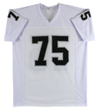 Howie Long Authentic Signed White Pro Style Jersey Autographed BAS Witnessed