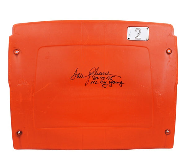 Tom Seaver Signed New York Mets Shea Stadium #2 Seatback -"69, 73, 75 NL CY"