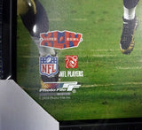 DREW BREES AUTOGRAPHED SIGNED FRAMED 24X30 CANVAS PHOTO SAINTS #/9 PSA/DNA 94475