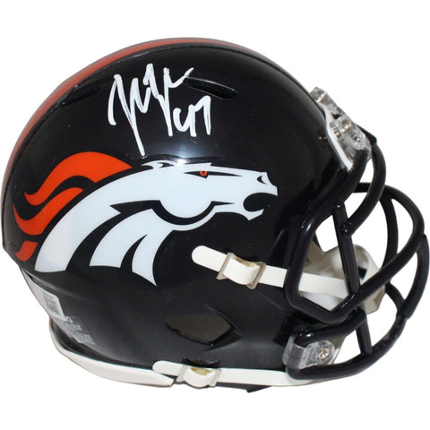 John Lynch Autographed/Signed Denver Broncos Mini Helmet Beckett 42711