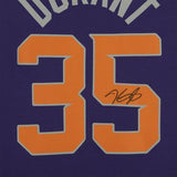 Framed Kevin Durant Phoenix Suns Signed Purple Nike Icon Swingman Jersey