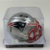 Autographed/Signed Matthew Slater New England Patriots Mini Helmet Beckett COA