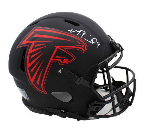 Michael Penix Jr. Signed Atlanta Falcons Speed Authentic Eclipse NFL Helmet