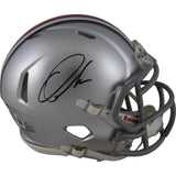 Quinshon Judkins Autographed Ohio State Buckeyes Speed Mini Helmet Beckett 49614