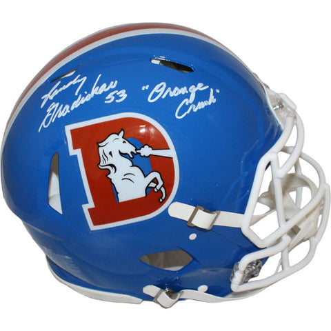 Randy Gradishar Autographed Denver Broncos Authentic Helmet Insc. Beckett 44044