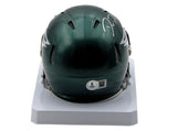 Big Dom Disandro Signed/Autographed Green Speed Mini Helmet Eagles BAS 192754