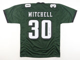 Quinyon Mitchell Signed Eagles Jersey (JSA COA) Philadelphia 2024 1st Rnd Pk D.B
