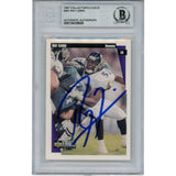 Ray Lewis Autographed 1997 UD Collector's Choice #261 Trading Card Beckett 53528