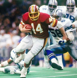 John Riggins Signed Redskins Mitchell & Ness Authentic Jersey Inscribed "HOF 92"