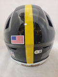 HINES WARD SIGNED PITTSBURGH STEELERS SPEEDFLEX AUTHENTIC HELMET BECKETT QR