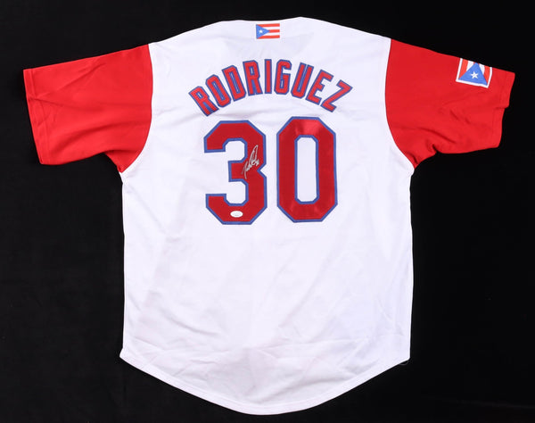 Dereck Rodriguez Signed Puerto Rico WBC Jersey (JSA) Giants, Twins, Braves