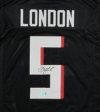 Falcons Receiver DRAKE LONDON Signed Custom Replica Atlanta Jersey AUTO - BAS
