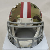 JERRY RICE SIGNED SAN FRANCISCO 49ERS CAMO SPEED MINI HELMET FANATICS