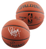 Spurs David Robinson Authentic Signed Spalding Basketball BAS Witnessed #WY58078