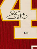 FRAMED KANSAS CITY CHIEFS SAMMY WATKINS AUTOGRAPHED SIGNED JERSEY BECKETT COA
