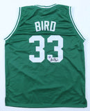 Larry Bird Signed Boston Celtics Jersey (PSA & Bird Holo) 12xAll Star Forward