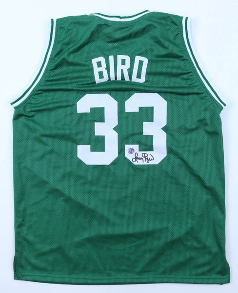 Larry Bird Signed Boston Celtics Jersey (PSA & Bird Holo) 12xAll Star Forward