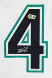 Julio Rodriguez Authentic Signed White Pro Style Jersey Autographed BAS