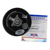 Chris Kunitz Signed 2016 Penguins Stanley Cup Champions Logo Puck (PSA COA)