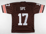 Brian Sipe Signed Cleveland Browns Jersey (Beckett) Browns Quarteback 1974-1983