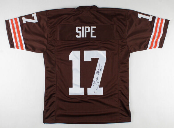 Brian Sipe Signed Cleveland Browns Jersey (Beckett) Browns Quarteback 1974-1983