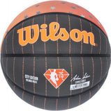 Jalen Suggs Magic Signed Wilson City Edition Collectors Basketball w/5 Pick Insc