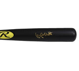 George Brett Signed Kansas City Royals Rawlings Black Matte MLB Bat