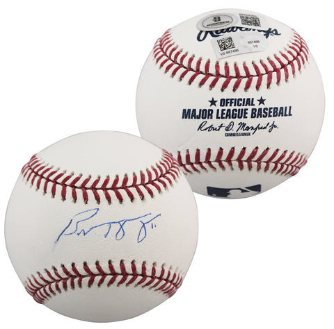 Rockies Brad Hawpe Authentic Signed Robert Manfred Oml Baseball BAS #BR84265