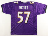 Bart Scott Signed Baltimore Ravens Jersey (Beckett) 2006 Pro Bowl Linebacker