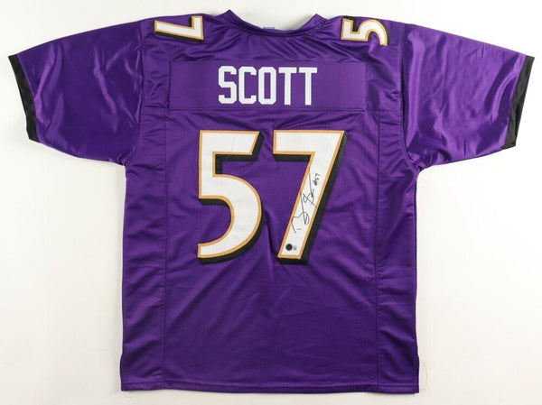 Bart Scott Signed Baltimore Ravens Jersey (Beckett) 2006 Pro Bowl Linebacker
