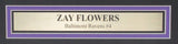 Zay Flowers Signed 16x20 Photo Baltimore Ravens Framed Beckett 186173