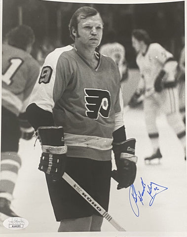 Bob Kelly Signed 8x10 Philadelphia Flyers Photo JSA AL44195