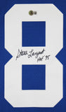 Seahawks Steve Largent "HOF 95" Signed Blue Mitchell & Ness Jersey BAS #BT57749