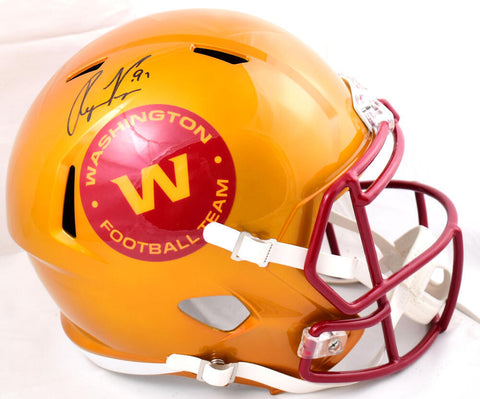 Ryan Kerrigan Signed Washington Football Team F/S Flash Speed Helmet-Beckett W