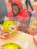 Patrick Mahomes & Tyreek Hill Signed Kansas City Chiefs Speed Auth Camo Helmet