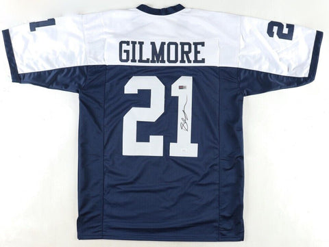 Stephon Gilmore Signed Dallas Cowboys Throwback Jersey (JSA COA) 5xPro Bowl D.B.